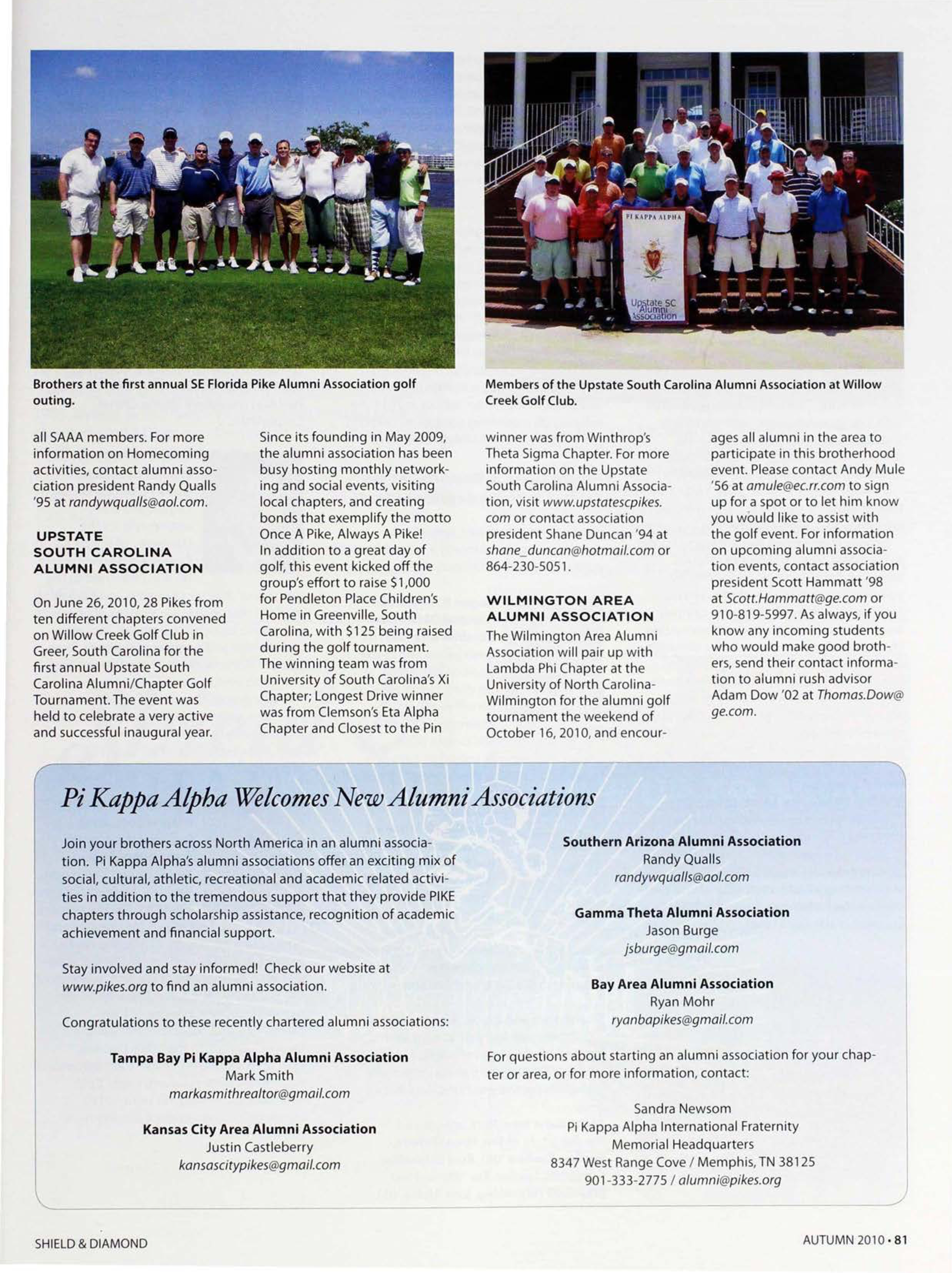 Pi Kappa Alpha Welcomes New Alumni Association